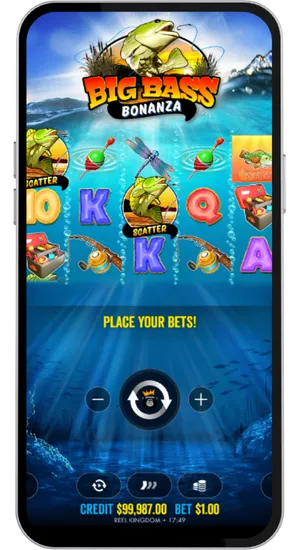 Big Bass Bonanza scatter symbols triggering the Free Spins round